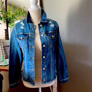 Womens KanCan Zoey Denim Jacket.NWT from my boutique that just recently closed.